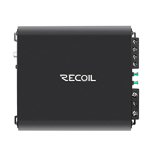 Recoil DI600.1 Class-D Car Audio Mono-Block Subwoofer Amplifier, 1200 Watts Max Power, 2/4 Ohm Stable, Mosfet Power Supply, Remote Bass Knob Included - Image 3