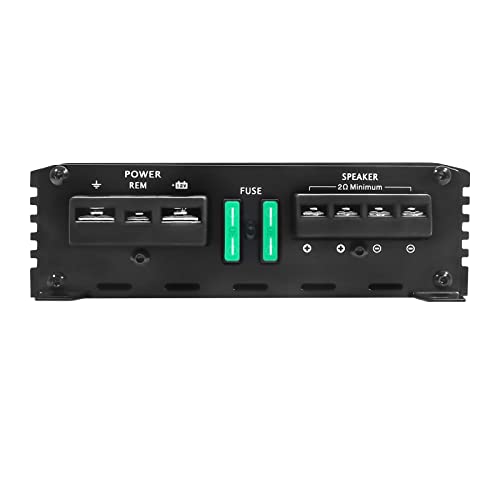 Recoil DI600.1 Class-D Car Audio Mono-Block Subwoofer Amplifier, 1200 Watts Max Power, 2/4 Ohm Stable, Mosfet Power Supply, Remote Bass Knob Included - Image 4
