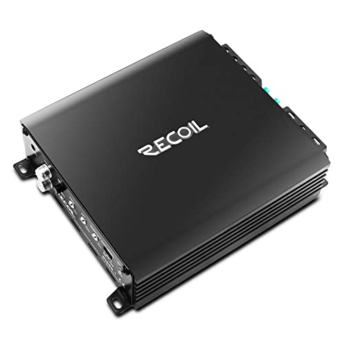 Recoil DI600.1 Class-D Car Audio Mono-Block Subwoofer Amplifier, 1200 Watts Max Power, 2/4 Ohm Stable, Mosfet Power Supply, Remote Bass Knob Included - Image 2