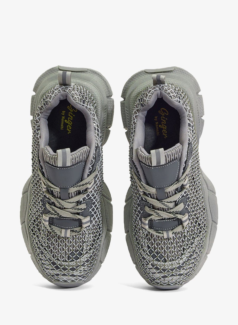 Ginger Chunky Sporty Sneakers - Image 4