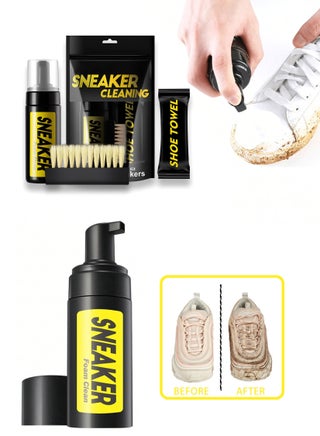 Shoe Cleaner Kit For Sneaker Water-Free Foam Sneaker Cleaner 5.3Oz With Shoe Brush And Shoe Cloth Work On Most Shoes - pzsku/Z01994A7823C283681C32Z/45/_/1726053213/2d72dd55-0c19-4542-8dc8-61d61484c41a