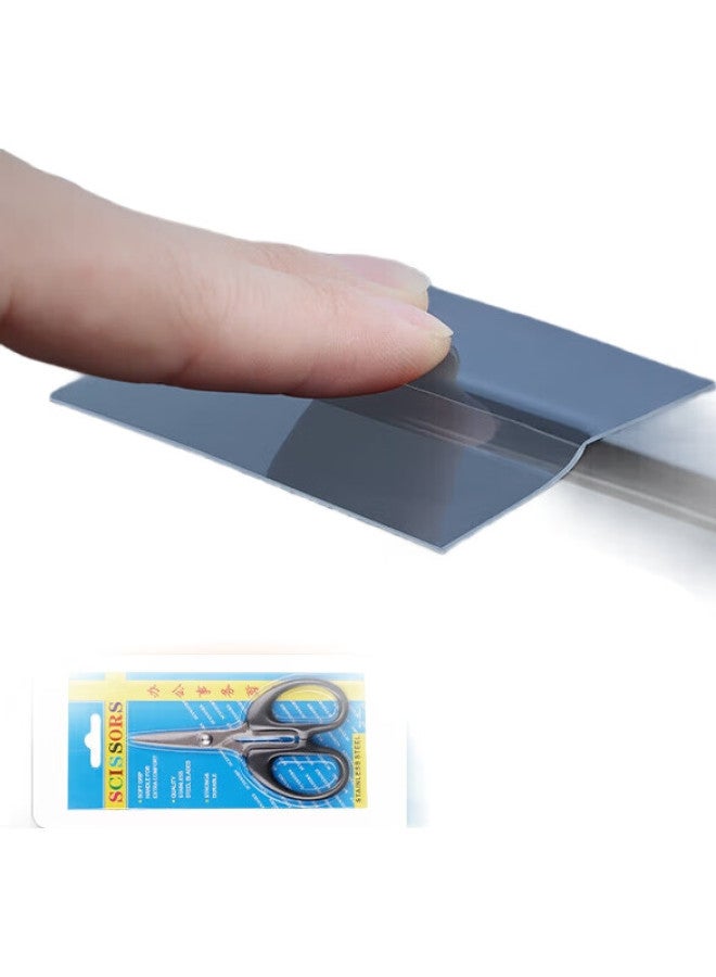 Miloch Mileqi Car Panoramic Sunroof Seal Tape, Waterproof Sticker, Leak Repair, Sunroof Water Leak Savior, 4Cm Wide - 10M Long + Arc Adhesive Strip, 6 Pieces [1 Roll] - Image 1