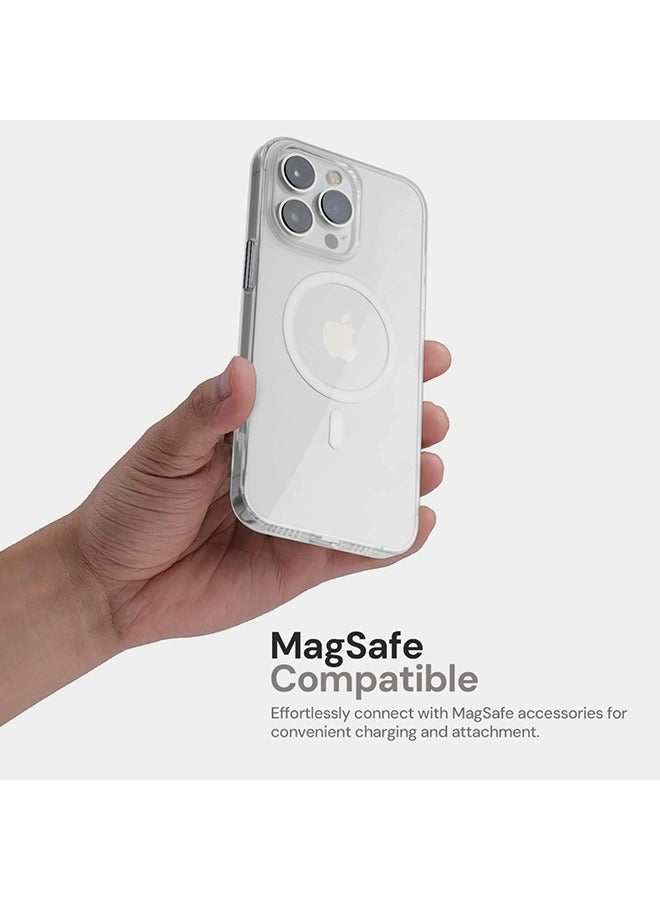 O Ozone 4 in 1 for iPhone 16 Pro Max Case [Compatible with MagSafe]Tempered Glass Screen Protectors, Camera Lens Protector Shockproof Bumper Phone Cover - Image 2