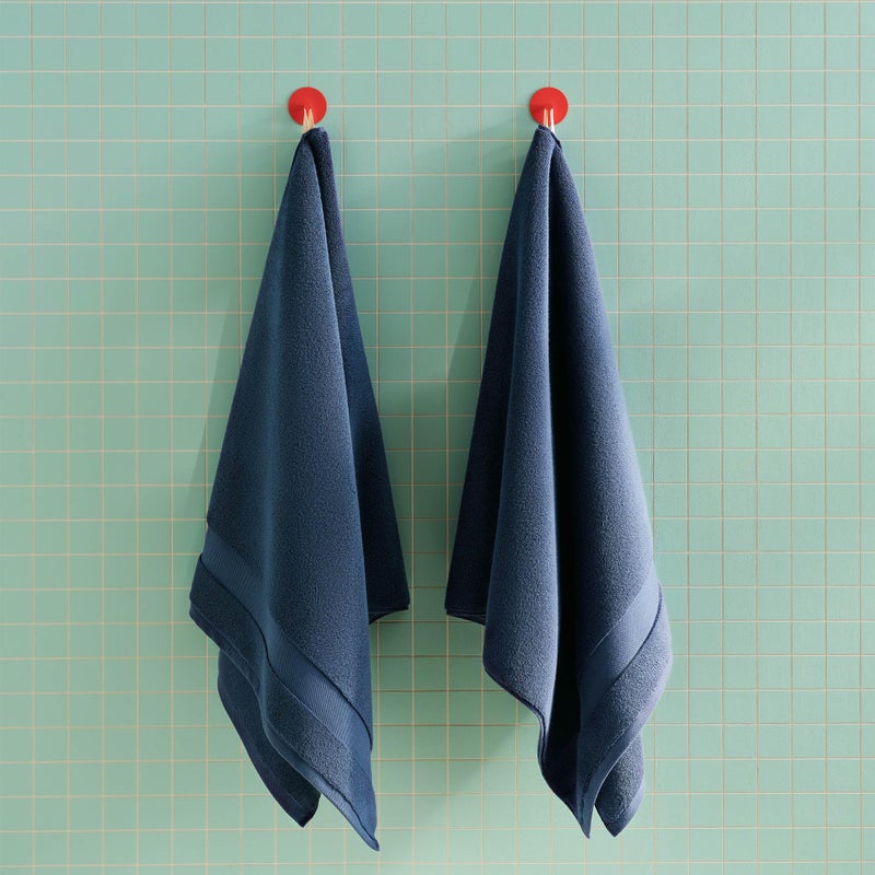 Brooklinen Super-Plush 100% Turkish Cotton Bath Towels - Set of 2-770 GSM, Highly Absorbent, Machine Washable, Perfect Bath Towel Set for Home & Bathroom (30" x 58", Abyss Blue) - Image 3