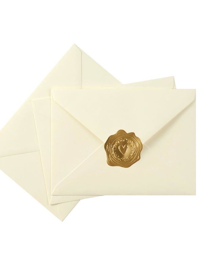Toperd Pack of 50 A6 Envelopes, 4 x 6 Greeting Card, Birthday Party, Photos, Baby Shower and Wedding Invitation Cards, 16 1/2 x 4 3/4 Inch (Cream) - Image 1