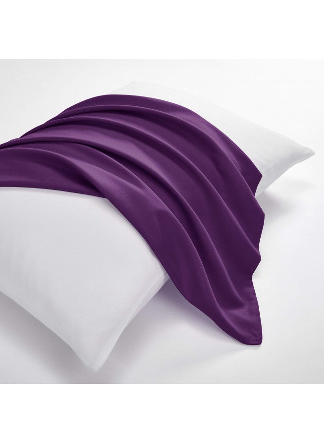 EVOLIVE Ultra Soft Microfiber Body Pillow Cover/Pillowcases 21"x54" with Hidden Zipper Closurer (21"x54" Body Pillow Cover, Purple) - Image 1
