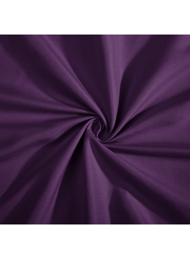 EVOLIVE Ultra Soft Microfiber Body Pillow Cover/Pillowcases 21"x54" with Hidden Zipper Closurer (21"x54" Body Pillow Cover, Purple) - Image 2