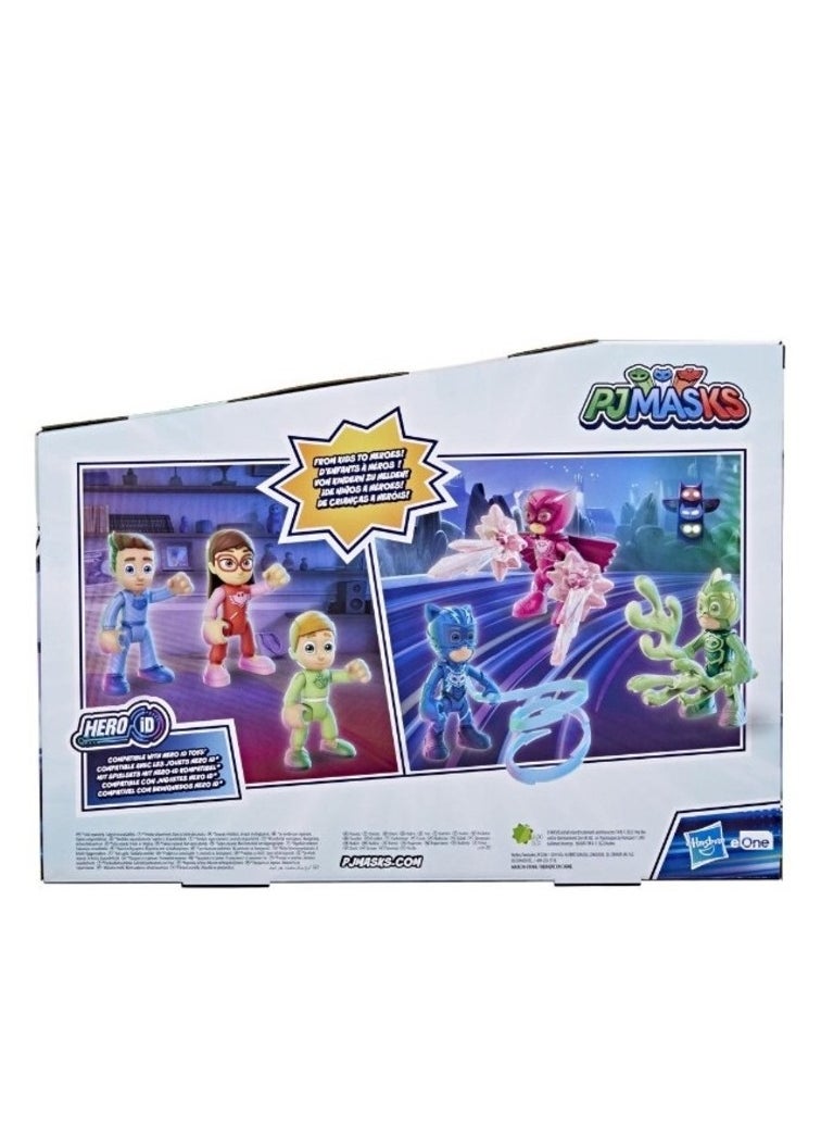 PJMASKS Night Time Heroes Figure Set Toy, 6 Action Figures  - Image 3