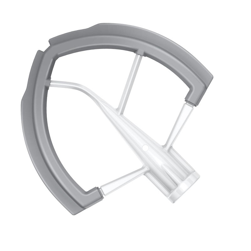 Flex Edge Beater Accessories and Attachments for KitchenAid 6 Quart BowlLift Stand Mixer Pastry Paddle Attachment for Kitchenaid Dishwasher Safe White