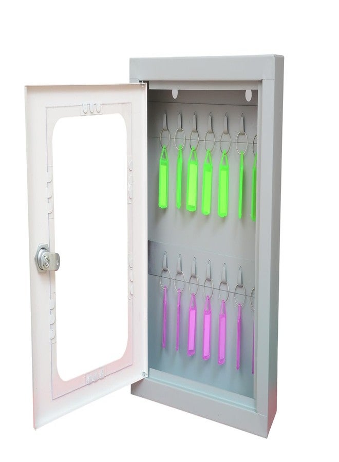 LEPOSE Aluminium with 14Key Chains Key Manager for Wall Stylish, Key Holder, 14 Key Slots Keys Stand for Wall, Key Stand, Key Manager for Wall, Key Hangers for Wall, Wall Mounted Key Box - Image 2