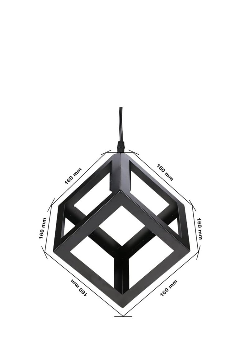 Generic Modern Ceiling Pendant Light, Black  - Image 3