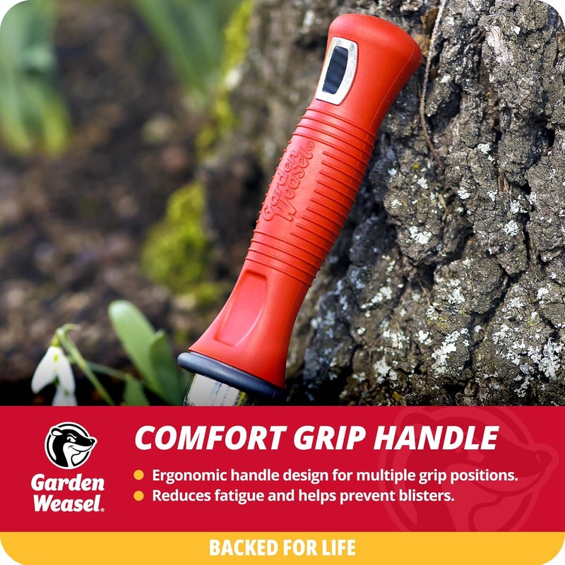 أداة المجرفة اليدوية Garden Weasel 91365، للحفر والزراعة والغرس، مقبض مريح، مقاوم للطقس والصدأ، ضمان مدى الحياة - Image 3