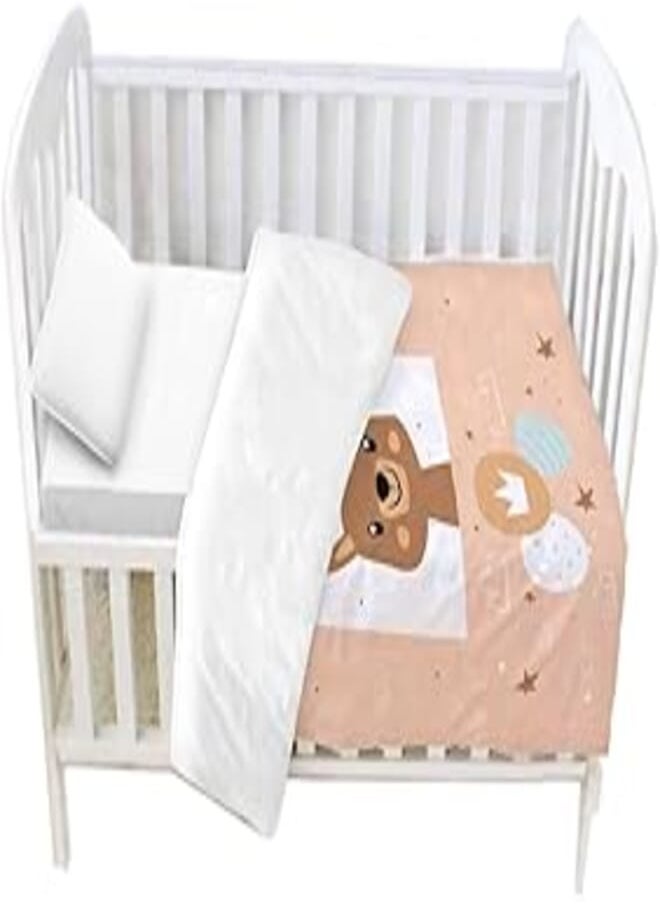 Mamas Gift Mamas Gift Bed Cover, Orange/White 