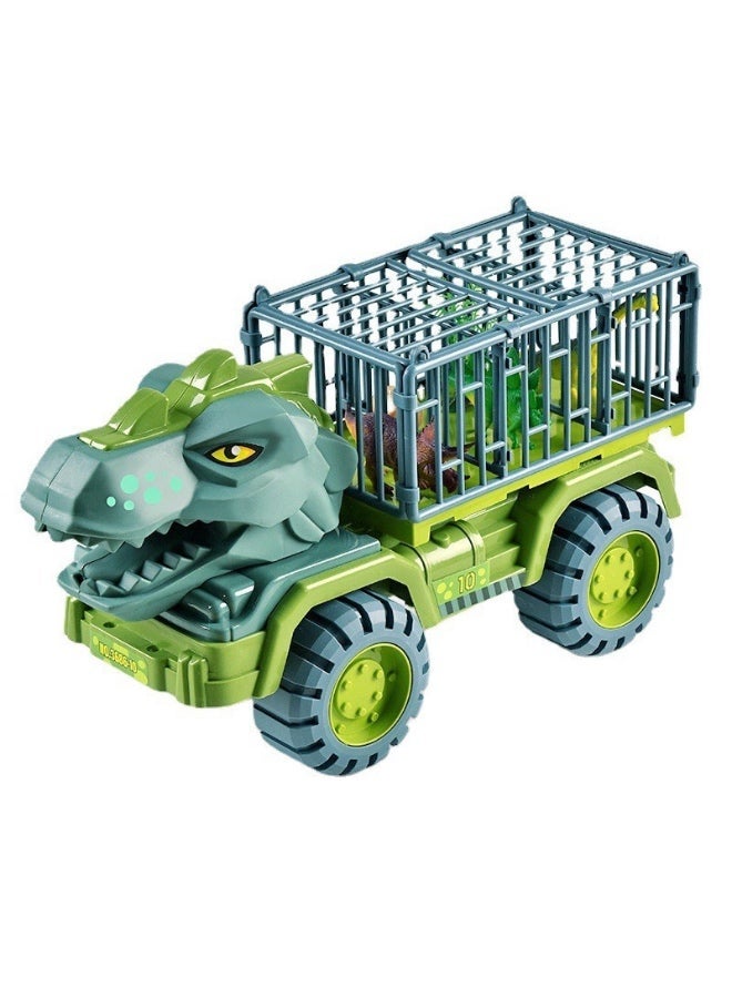 Dinosaur Truck Toys for 3 4 5 6 Year Old Boys Girls with 15 Dino Toys Playset,Large Dinosaur Carrier Truck for Kids 3-5,Toy Trucks for Boys Livestock Transport Vehicle - Image 2