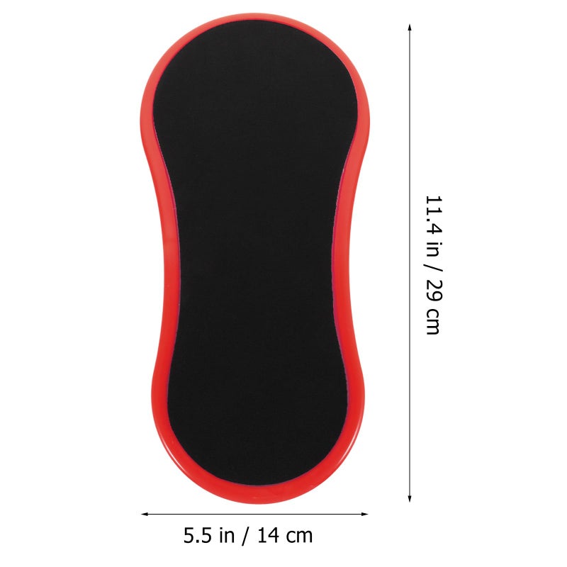 Ergonomic Mouse Pad with Wrist Support Red Fabric Surface for Office Desk and Workstation Comfort - Image 3