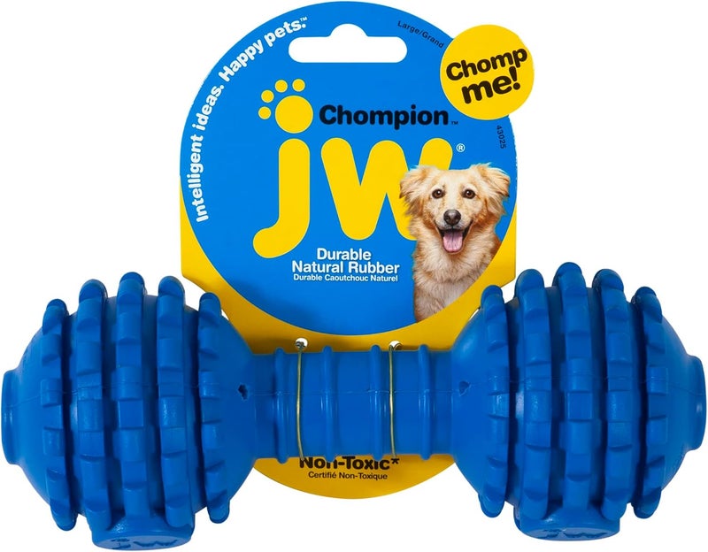 JW Pet Chompion Heavyweight Dog Chew Toy for Large Breeds - Durable and Non-Toxic Rubber - Image 5