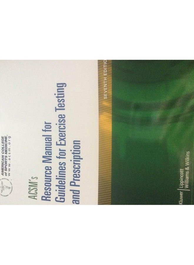 null - ACSM's Resource Manual for Guidelines for Exercise Testing and Prescription - Image 1