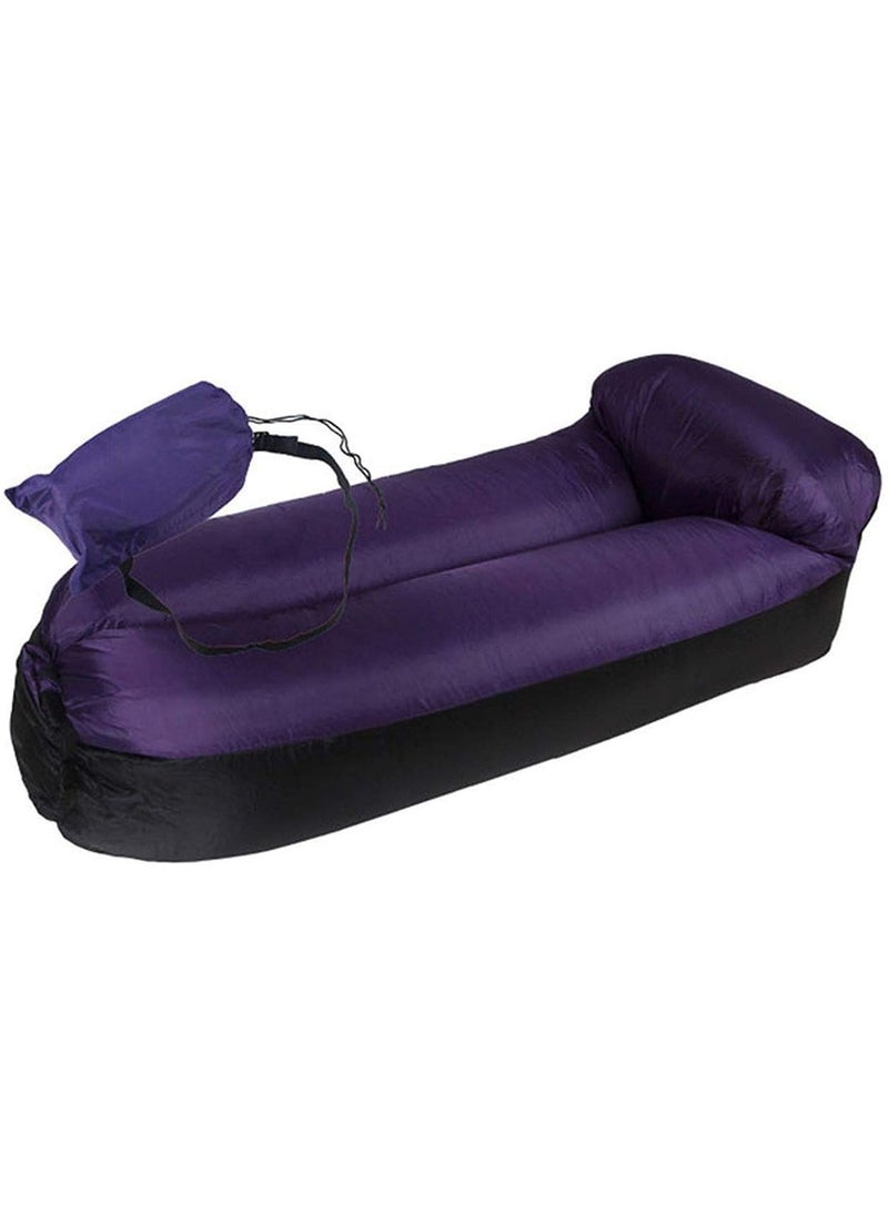 Generic Portable Inflatable, Waterproof Lounger Air Sofa Chair For Beach (assorted color)  - Image 4