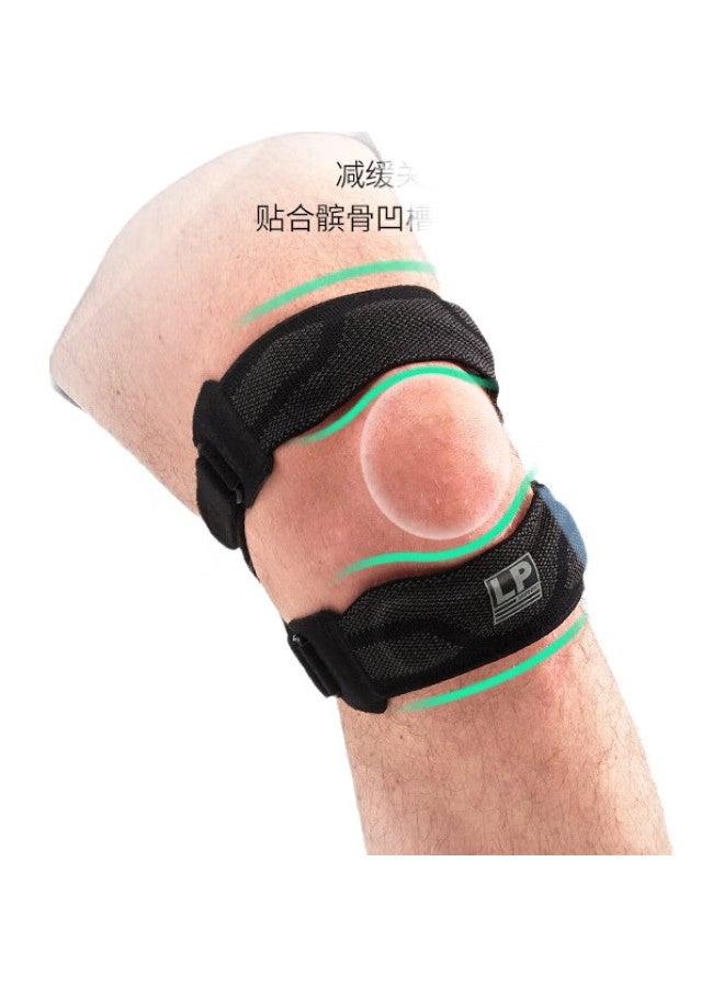 LP [Double Support] Patellar Strap Knee Brace For Sports, Running, Meniscus Support, Jump Rope, Badminton, Knee Protection, Hiking Gear - Image 2