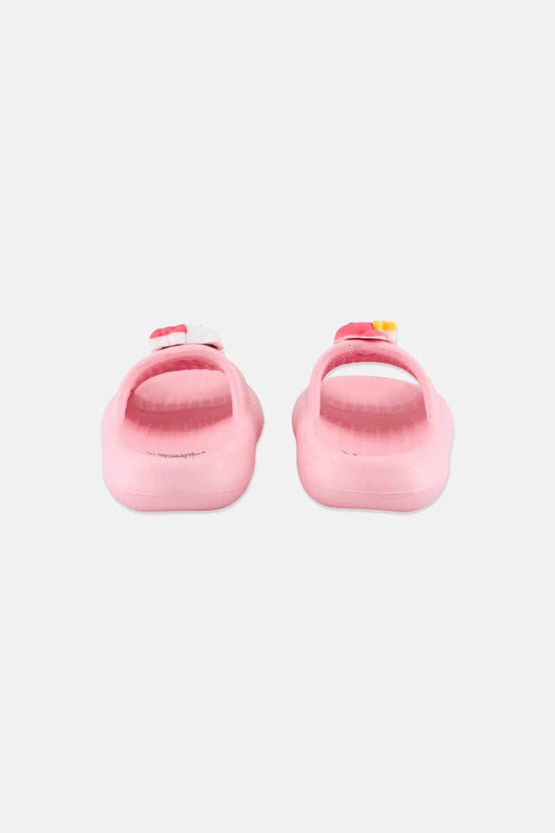 Sanrio Toddlers Girl Hello Kitty Slip On Slippers, Pink  - Image 4