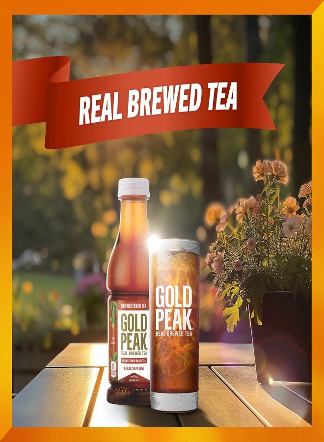 Coca-Cola Gold Peak Tea, Unsweet Tea, 16.9 fl oz, 6 Pack - Image 4