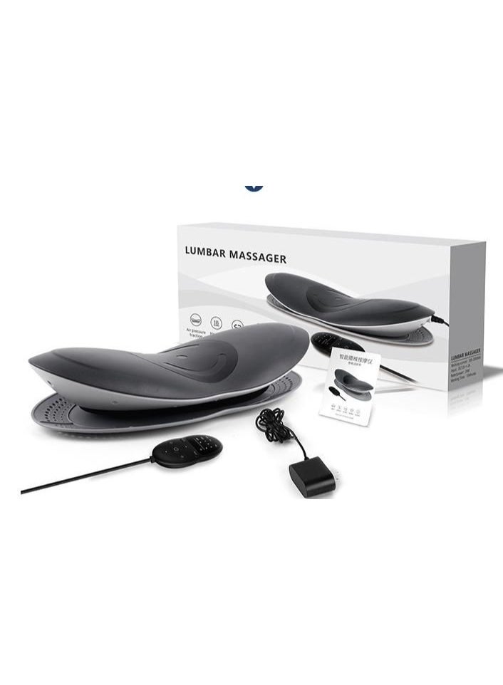 Electric Lumbar Traction Device with Infrared Heating & Vibration – Adjustable Back Support Stretcher for Lower Back Pain Relief, Muscle Relaxation, Spine Alignment, and Improved Flexibility – Electric Lumbar Heating and Vibration Massager for Home or Office Use – Smart Air Pressure Support System with Safety Protection & Automatic Control - Image 2