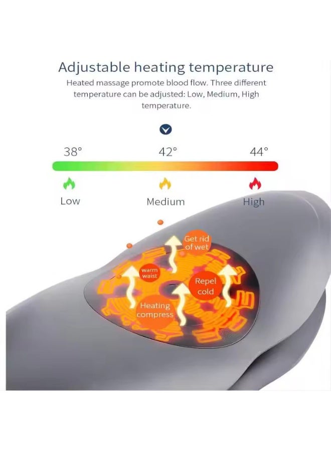 Electric Lumbar Traction Device with Infrared Heating & Vibration – Adjustable Back Support Stretcher for Lower Back Pain Relief, Muscle Relaxation, Spine Alignment, and Improved Flexibility – Electric Lumbar Heating and Vibration Massager for Home or Office Use – Smart Air Pressure Support System with Safety Protection & Automatic Control - Image 4