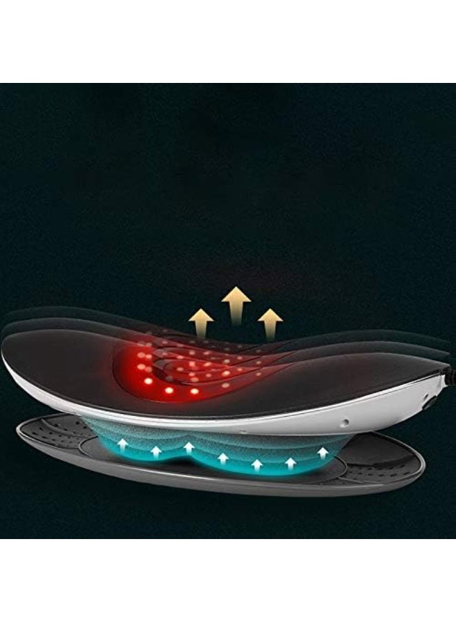 Electric Lumbar Traction Device with Infrared Heating & Vibration – Adjustable Back Support Stretcher for Lower Back Pain Relief, Muscle Relaxation, Spine Alignment, and Improved Flexibility – Electric Lumbar Heating and Vibration Massager for Home or Office Use – Smart Air Pressure Support System with Safety Protection & Automatic Control - Image 5