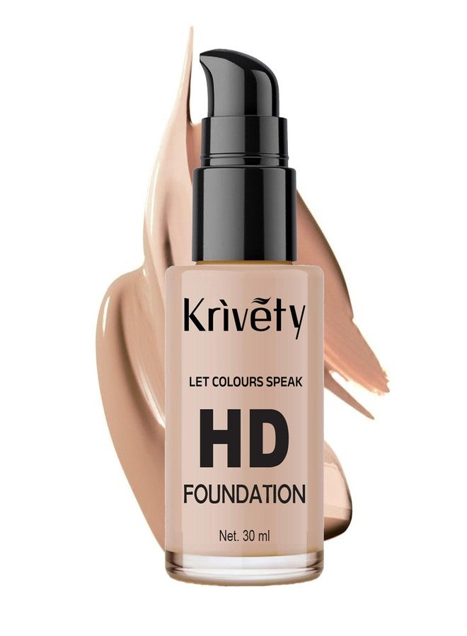KRIVETY Foundation with Vitamin C & Turmeric for 12-Hour Long Stay Foundation - 30ML - Image 2