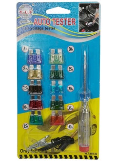 DEFAONS DEFAONS 6-24V Auto Voltage Tester with Fuse Set – Circuit Continuity Tester for Cars YLT:658-22  - Image 2