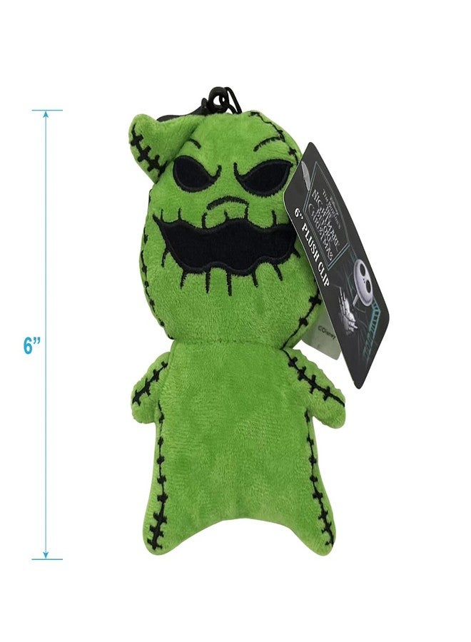 Wondapop Disney The Nighmare Before Christmas 6" Plush Clip Figures, Halloween Decoration Featuring Jack Skellington, Sally, Oogie and Zero, Pack of 4 - Image 5