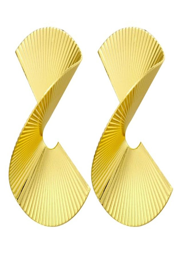 Aeoss Twisted Statement Earrings for Women | Stylish Party Earrings | Gift for Women and Girls - Image 1