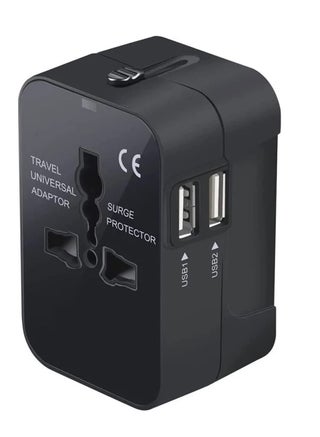 Travel Adapter, Worldwide All in One Universal Power Plug Adapter with Dual USB Ports for USA EU UK AUS Cell Phone Laptop (HHT202 Black) - pzsku/Z019A655274C83E4ABCF2Z/45/_/1676468603/90cc47c5-9fcd-499f-8a95-9f40a1d8f486