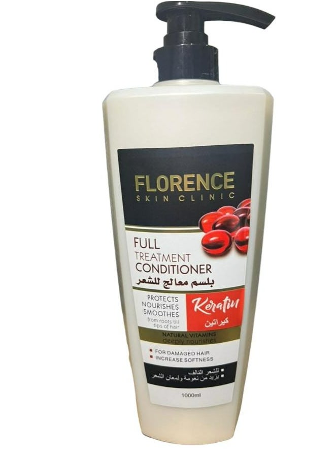 Florence - Full Treatment Hair Conditioner Keratin 1000 ML - Image 1