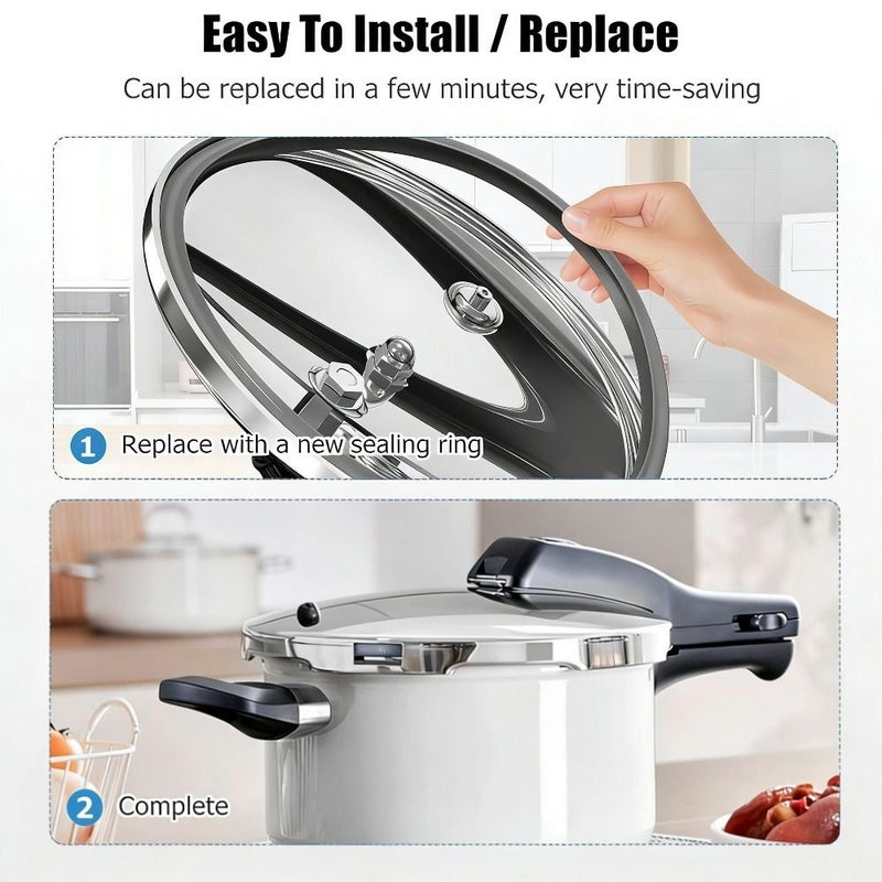 8.66inch Pressure Cooker Sealing Ring Set Replacement for WMF Silit Cookware - Image 2