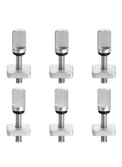 No Tool Stainless Steel Fin Screw 6 Pieces Surfing Accessories Thumb Screw For Men Women Surfboard Surf Longboard Paddleboard And SUP