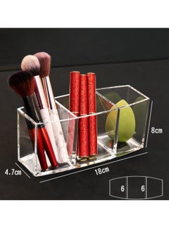 Acrylic Makeup Brush Holder  - Clear Cosmetic Makeup Brush Organizer and Storage Box18*8*4.7CM - pzsku/Z019A93D94B60F86CF7E7Z/45/_/1714290859/02cf3af1-cd0c-4008-9e83-c5cfc795b6b9