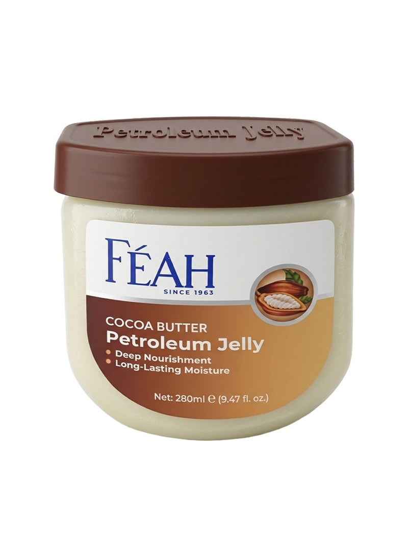 FEAH Petroleum Jelly with Cocoa Butter 280ML - Intensive Moisture Skin Protectant