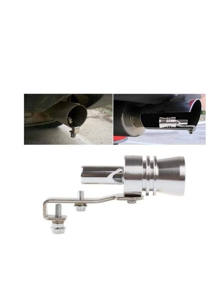 Car Turbo Sound Whistle Muffler Exhaust Pipe Blow off Vale BOV Simulator Whistler