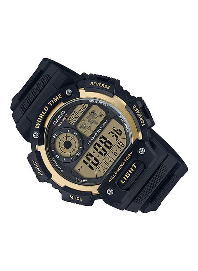 CASIO Men Resin Digital Wrist Watch For Men AE-1400WH-9A - Image 2