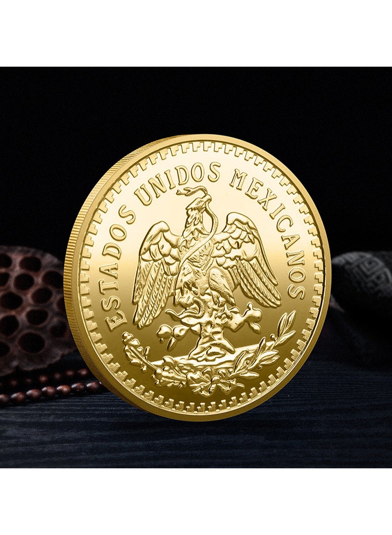 Mexican Eagle, Eagle, Snake, Foreign Trade Commemorative Coin, Gold-plated Statue of Liberty Commemorative Coin Toys - Image 3