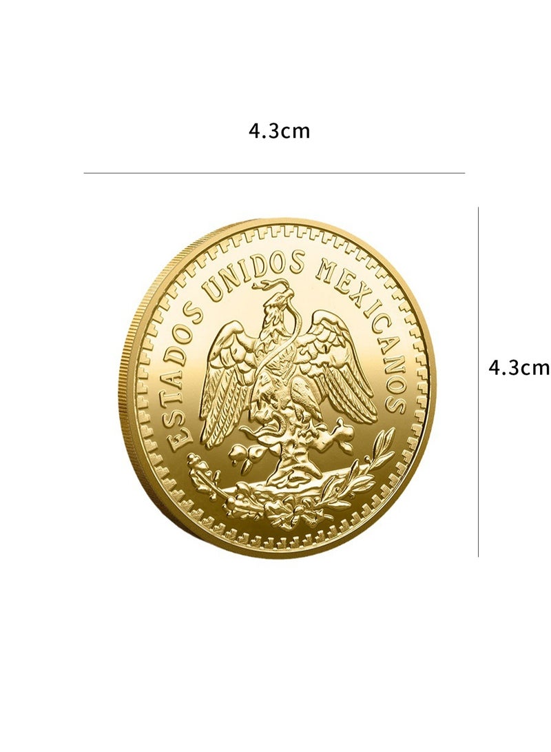Mexican Eagle, Eagle, Snake, Foreign Trade Commemorative Coin, Gold-plated Statue of Liberty Commemorative Coin Toys - Image 5