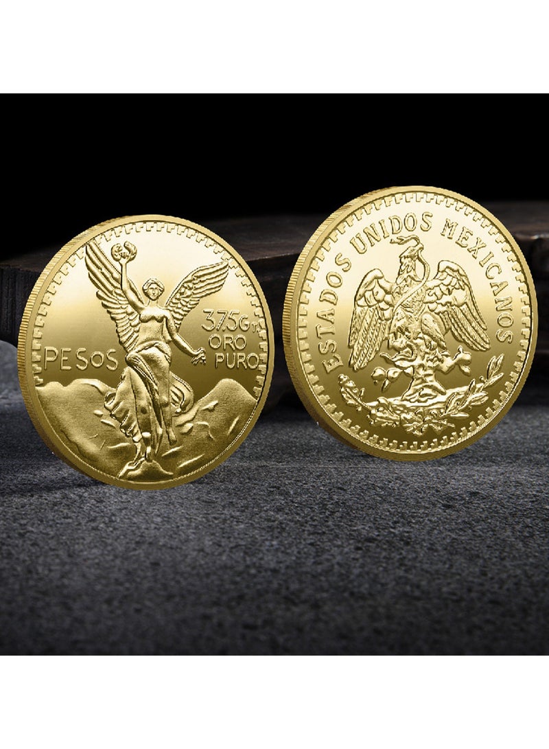 Mexican Eagle, Eagle, Snake, Foreign Trade Commemorative Coin, Gold-plated Statue of Liberty Commemorative Coin Toys - Image 4