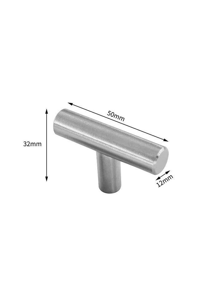 5 Pcs Solid Brass Single Hole Small Handle, Aluminium Alloy Rust Proof Cupboard Door Knob with Screws, Cupboards Drawers Bedroom Furniture Handles Decorating - Image 1