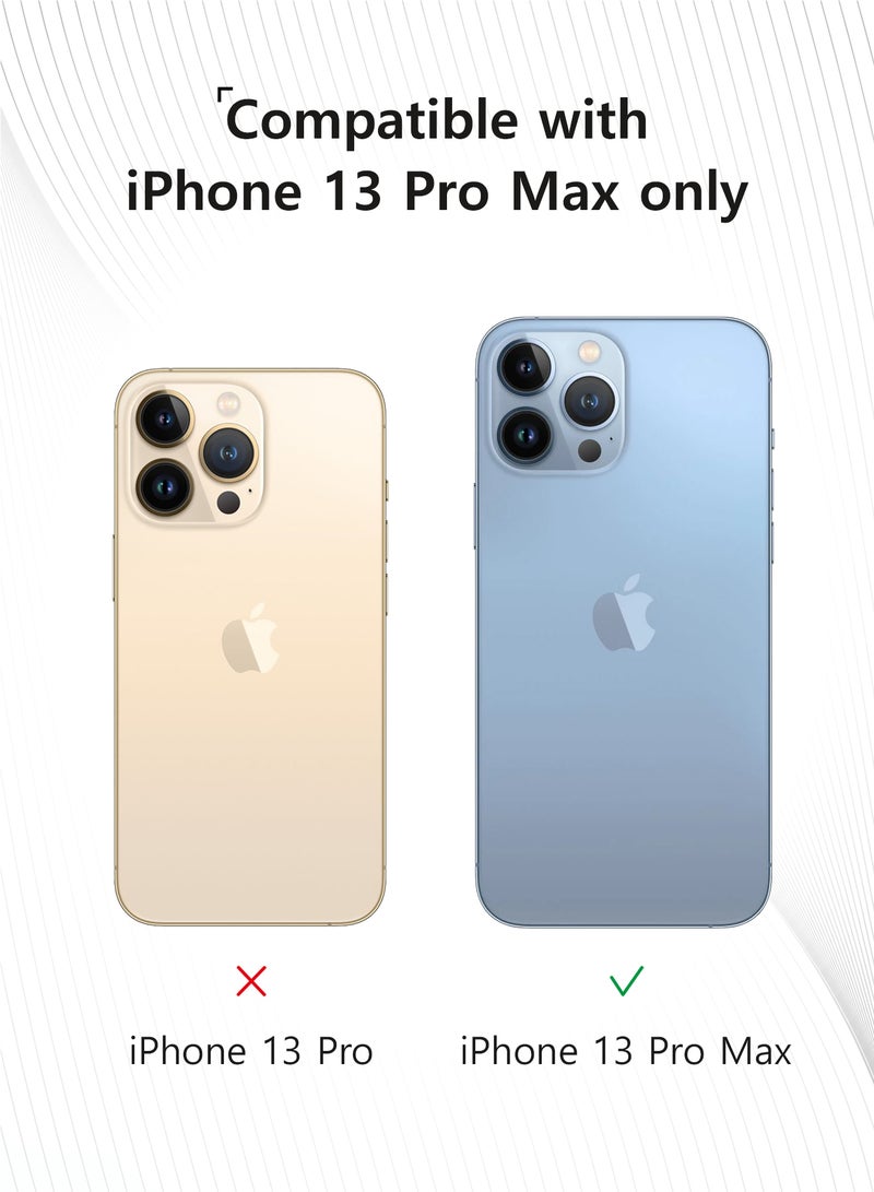 MOBILIUS Matte Case Designed for iPhone 13 Pro Max, Military-Grade Drop Protection, Scratch Resistant, Frosted Translucent Back Phone Cover, Black - Image 5