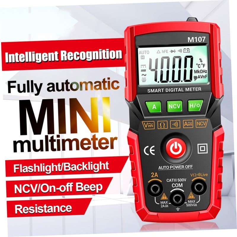 Auto Ranging Digital Multimeter Backlight Screen AC DC Voltage Tester - Image 5