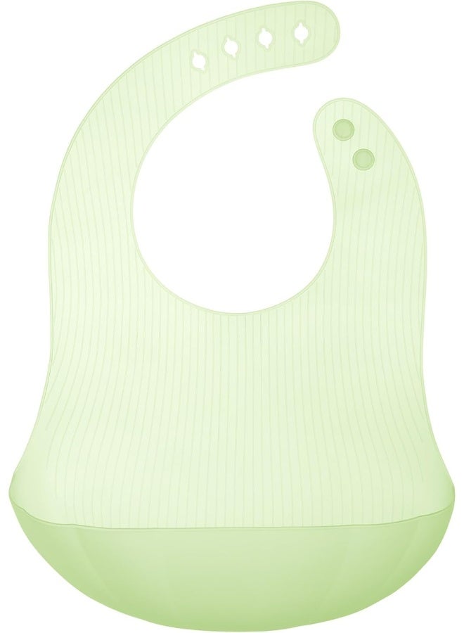Olababy Fold N Go Silicone Baby Bib w Travel Case - Image 1