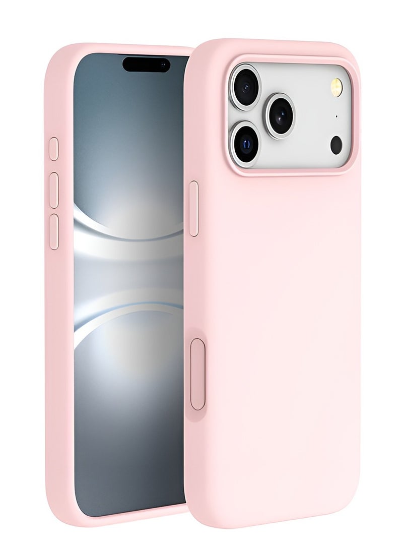 MUDISO iPhone 17 Pro Case Soft Silicone Cover with Microfiber Lining Full-Body Protective Case For iPhone 17 Pro - Image 1
