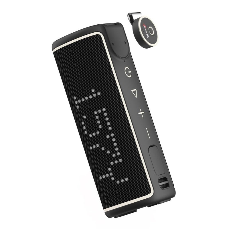 جهاز جي بي إس صوتي مغناطيسي GOLFBUDDY Voice XL لملاعب الجولف مع صوت غني ومسافات مرئية مع مضخم صوت 20 واط ومكبر صوت 10 واط ووحدة تحكم عن بُعد قابلة للتثبيت على عربة الجولف مع عمر بطارية 10 ساعات ومقاوم للماء IPX6