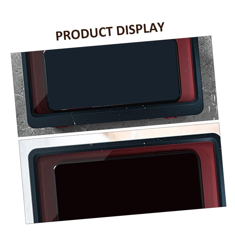 Touchable Seal Wall Mounted Bathroom Phone Holder Storage Box Durable - Image 3